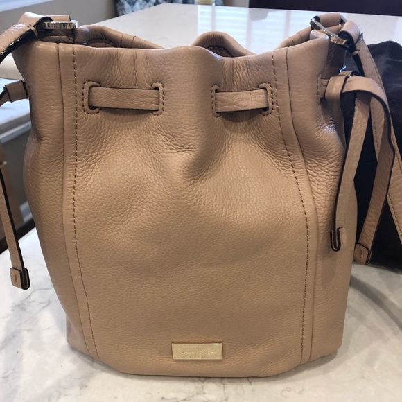 Kate Spade Blush drawstring Purse - Picture 1 of 9
